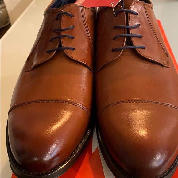 Fluchos 8412 cognac leather oxfords - Picture 7 of 11